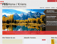 Tablet Screenshot of feg-kriens.ch